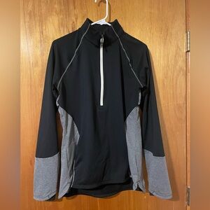 Under Armour Black and Gray Performance Top